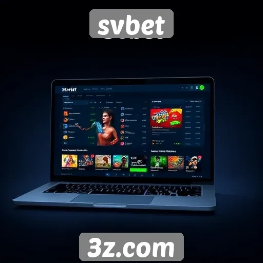 Análise da interface do usuário do site svbet